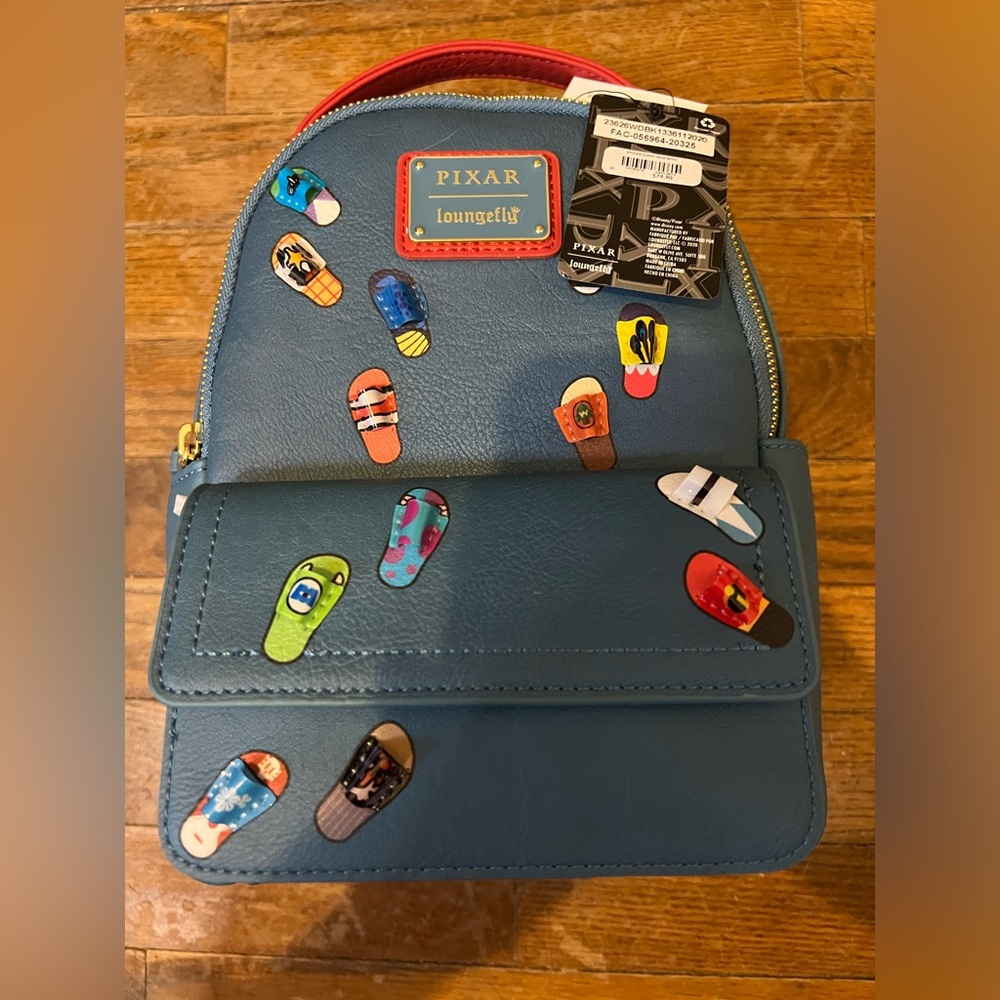 Loungefly Pixar Flip Flop Backpack